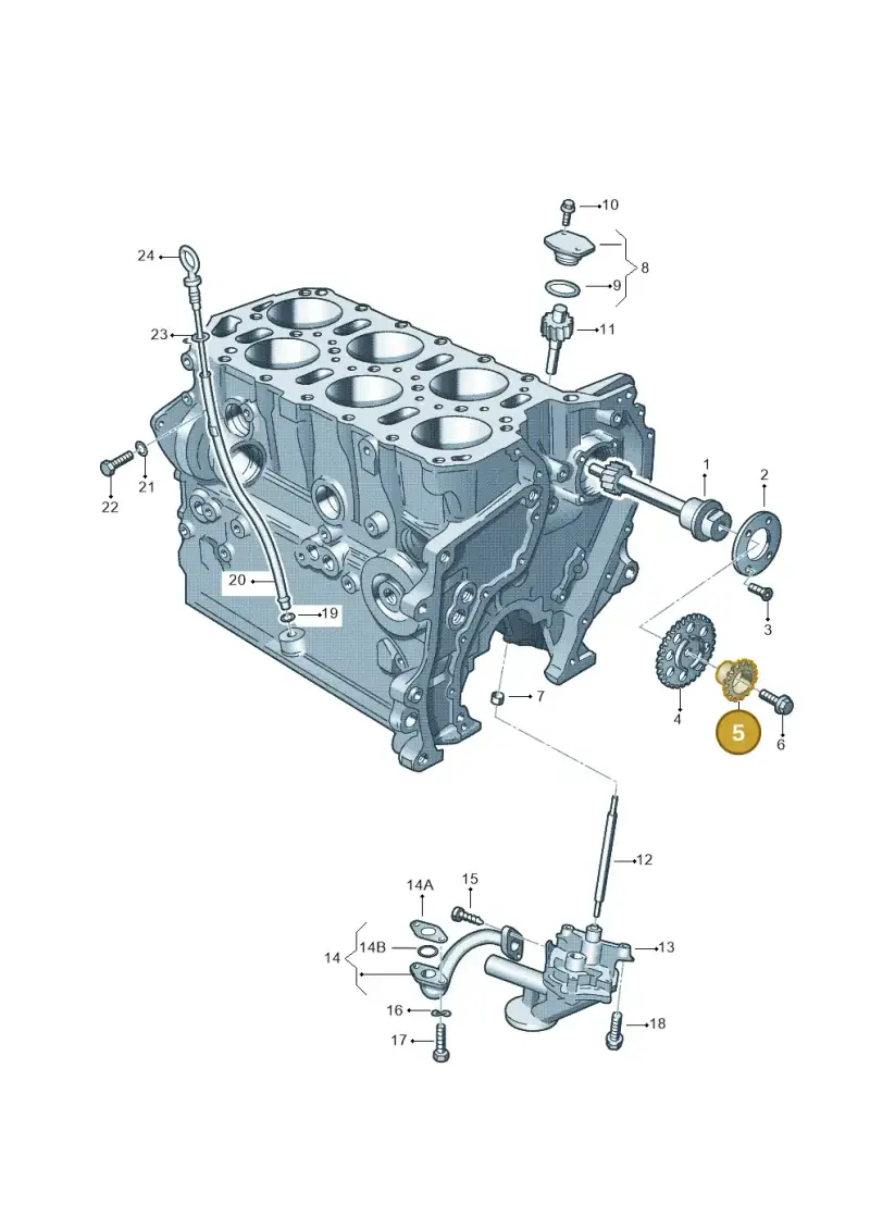 066109570 — Volkswagen Phaeton (lang) (2003-2006) diagram 195115300, position 5