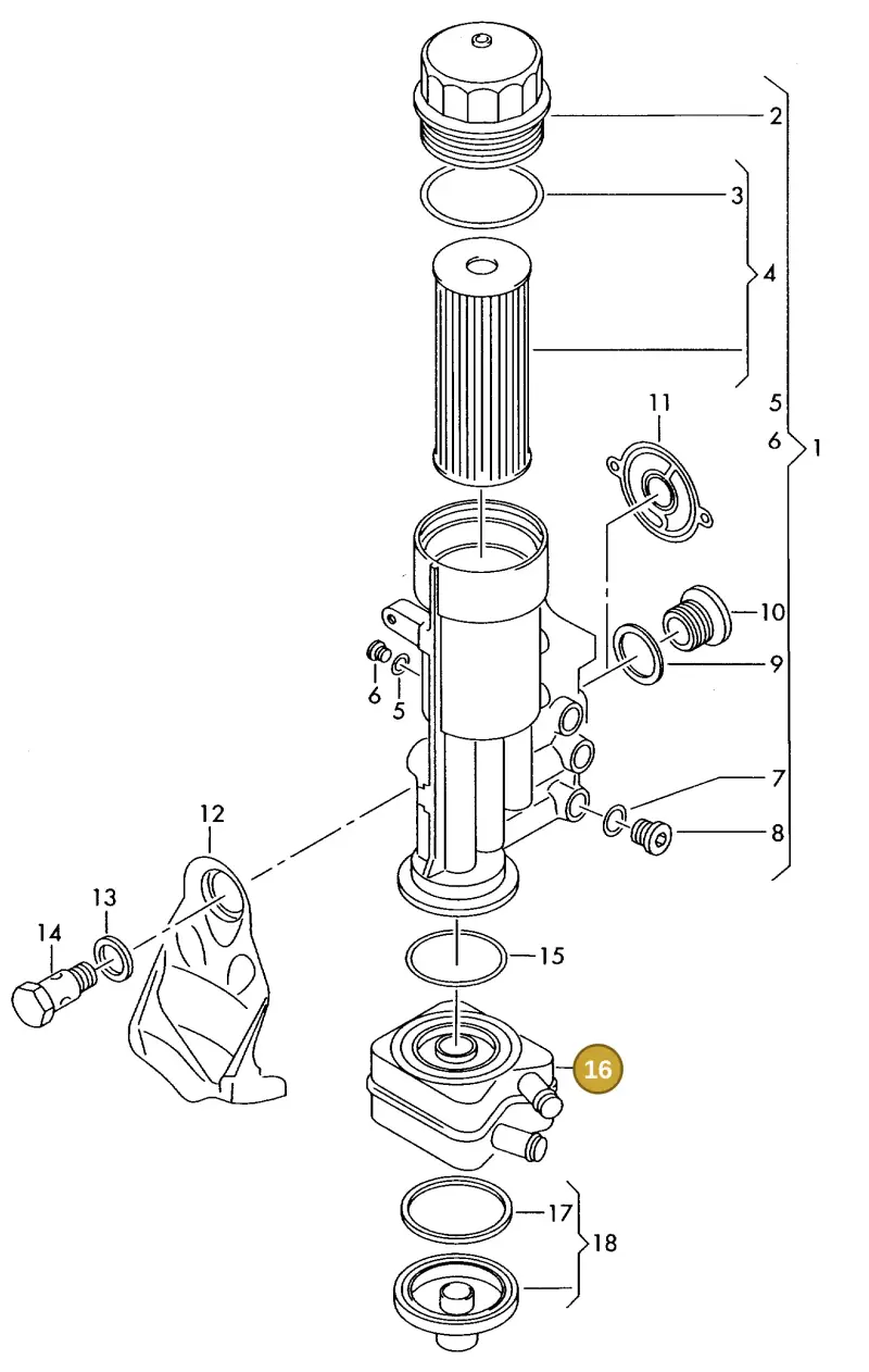 068117021B — Volkswagen LT, LT 4X4 (2003-2006) diagram 176115300, position 16