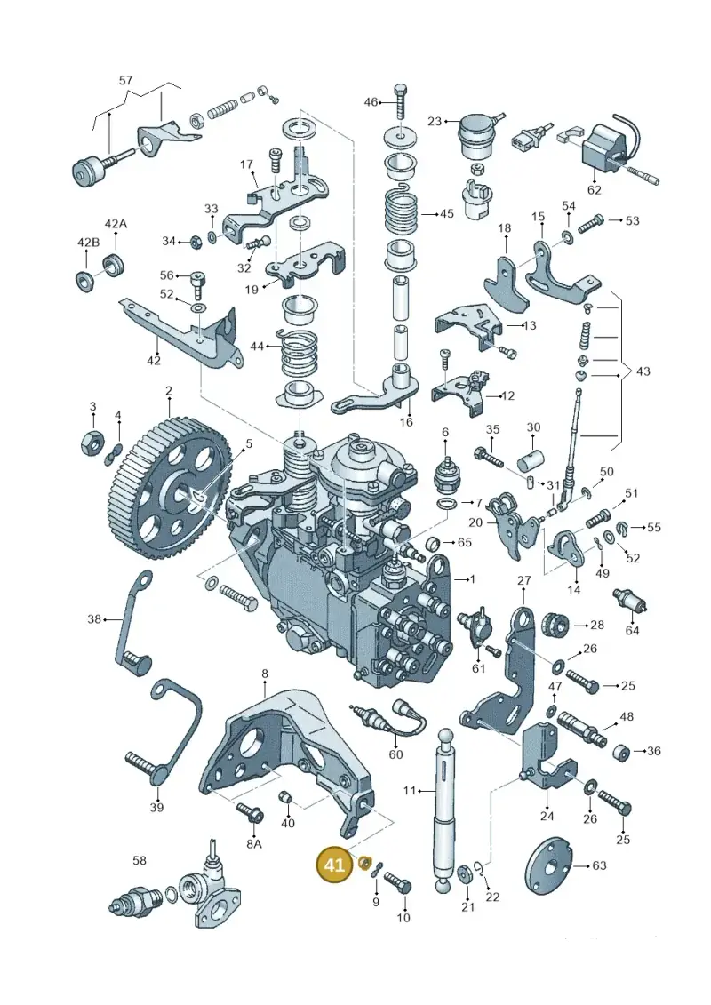 068130199 — Volkswagen CADDY-KOMBI/KASTENW.   06> (2005-) diagram 121130100, position 41