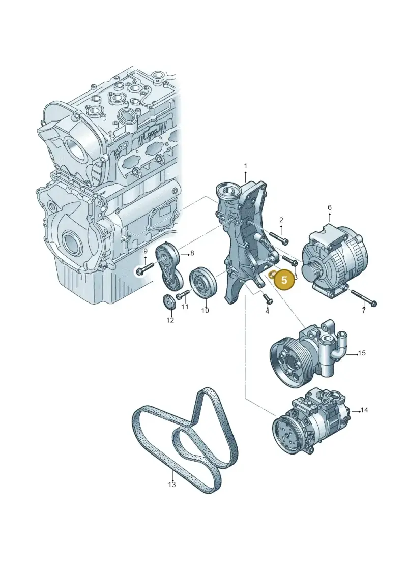 068903147H — Volkswagen Caravelle (2015-2019) diagram 683903200, position 5