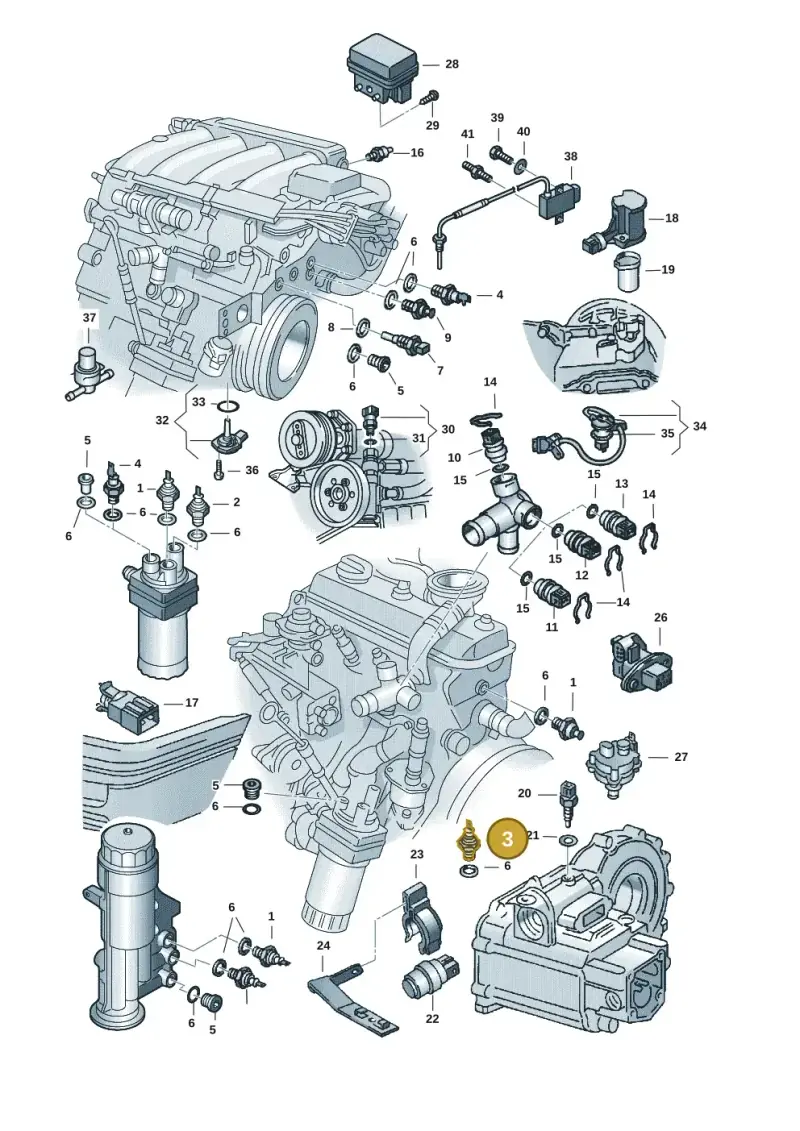 068919081C — Volkswagen CADDY-KOMBI/KASTENW.   06> (2005-) diagram 121919610, position 3