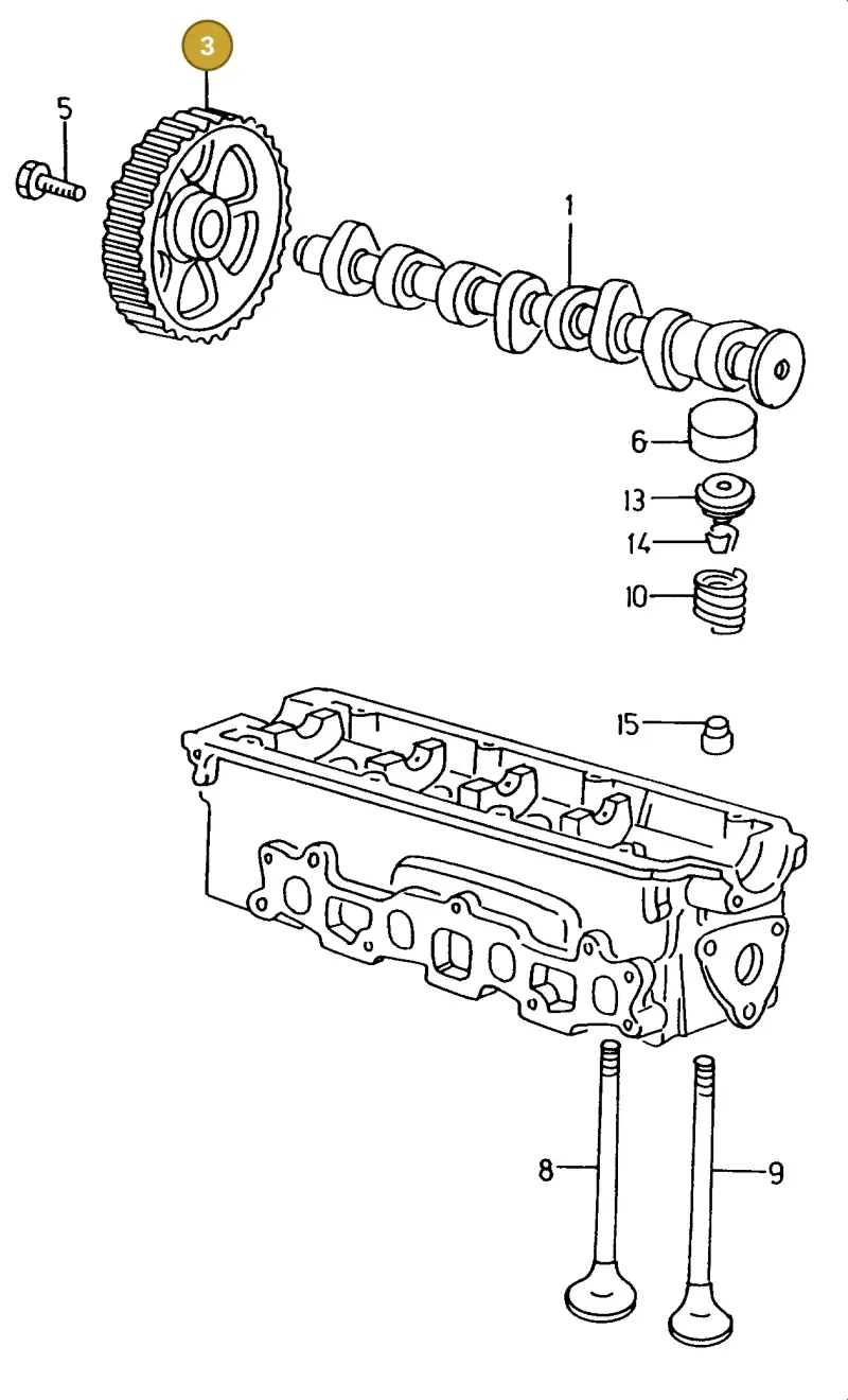 069109111 — Volkswagen CADDY PICKUP (1996-2000) diagram 101109050, position 3