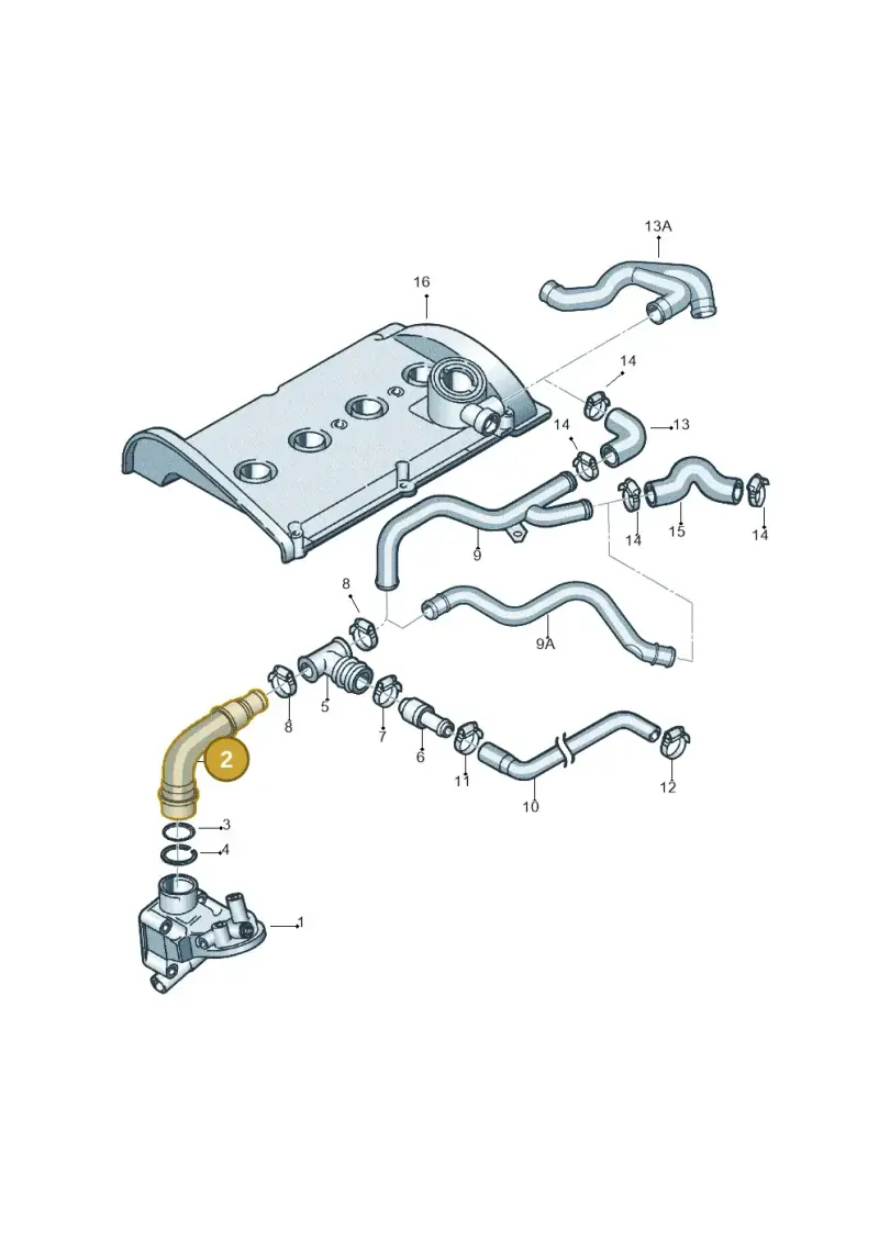 06A103213F — Volkswagen New Beetle             06> (2005-) diagram 194103850, position 2