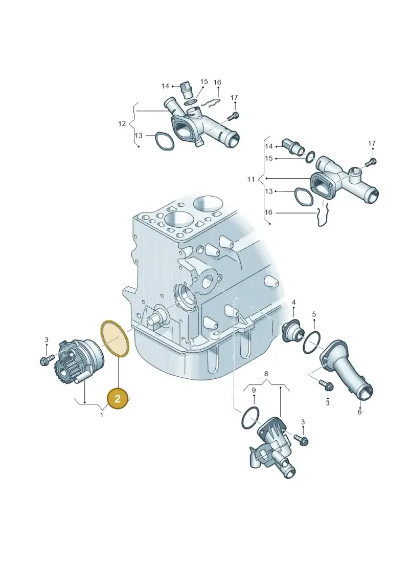 06A121119 — Volkswagen Transp. caravelle (2011-2015) diagram 679121100, position 2
