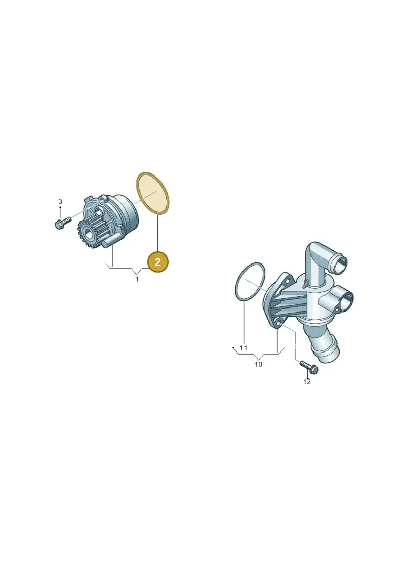 06A121119 — Volkswagen Polo (2012-2014) diagram 708121060, position 2