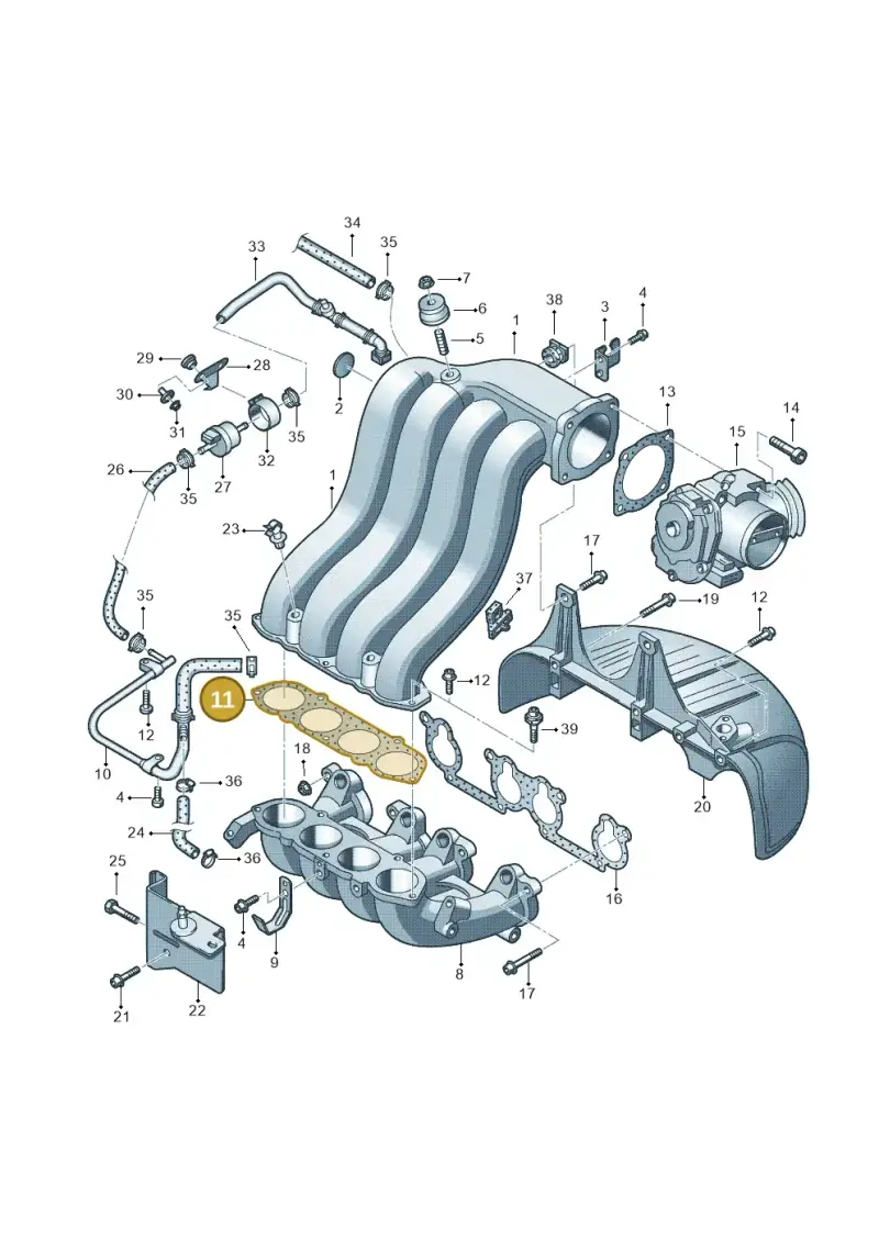06A129717F — Volkswagen New Beetle             06> (2005-) diagram 194133270, position 11