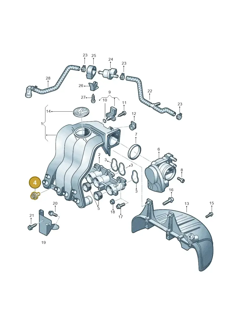 06A129776B — Volkswagen Caddy Maxi Kombi (2010-2015) diagram 477133350, position 4