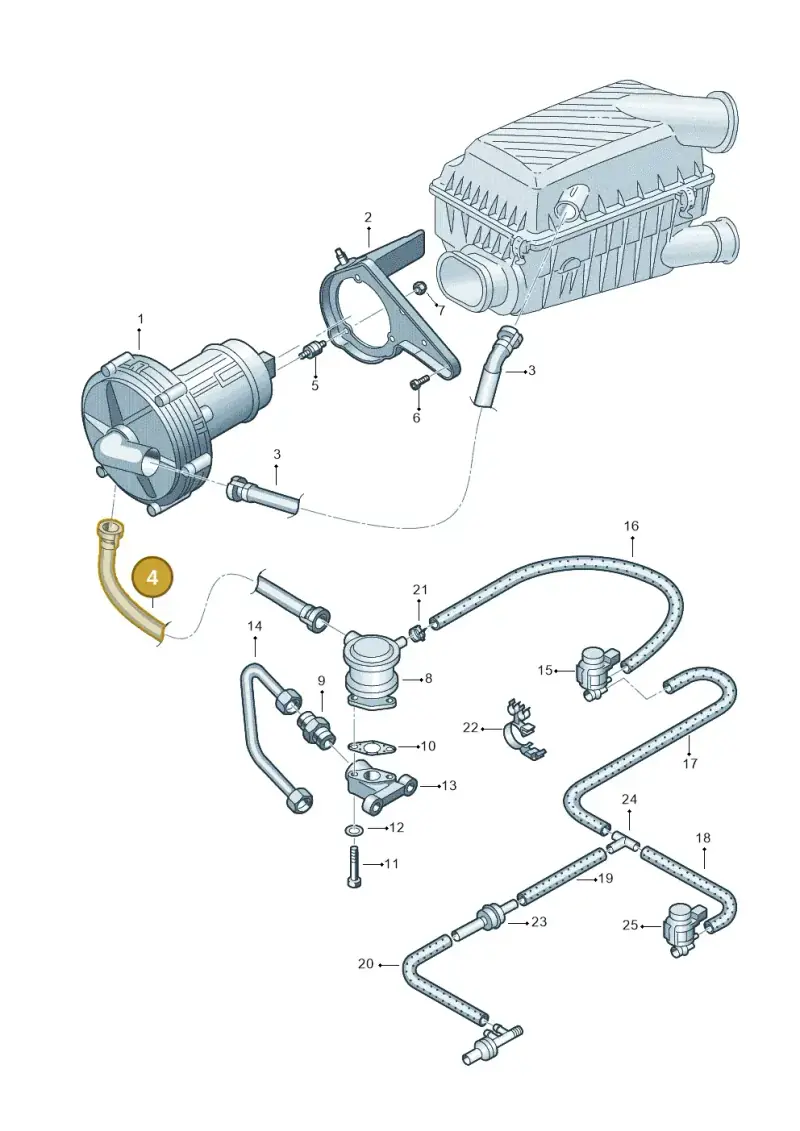 06A131127M — Volkswagen New Beetle             06> (2005-) diagram 194131050, position 4