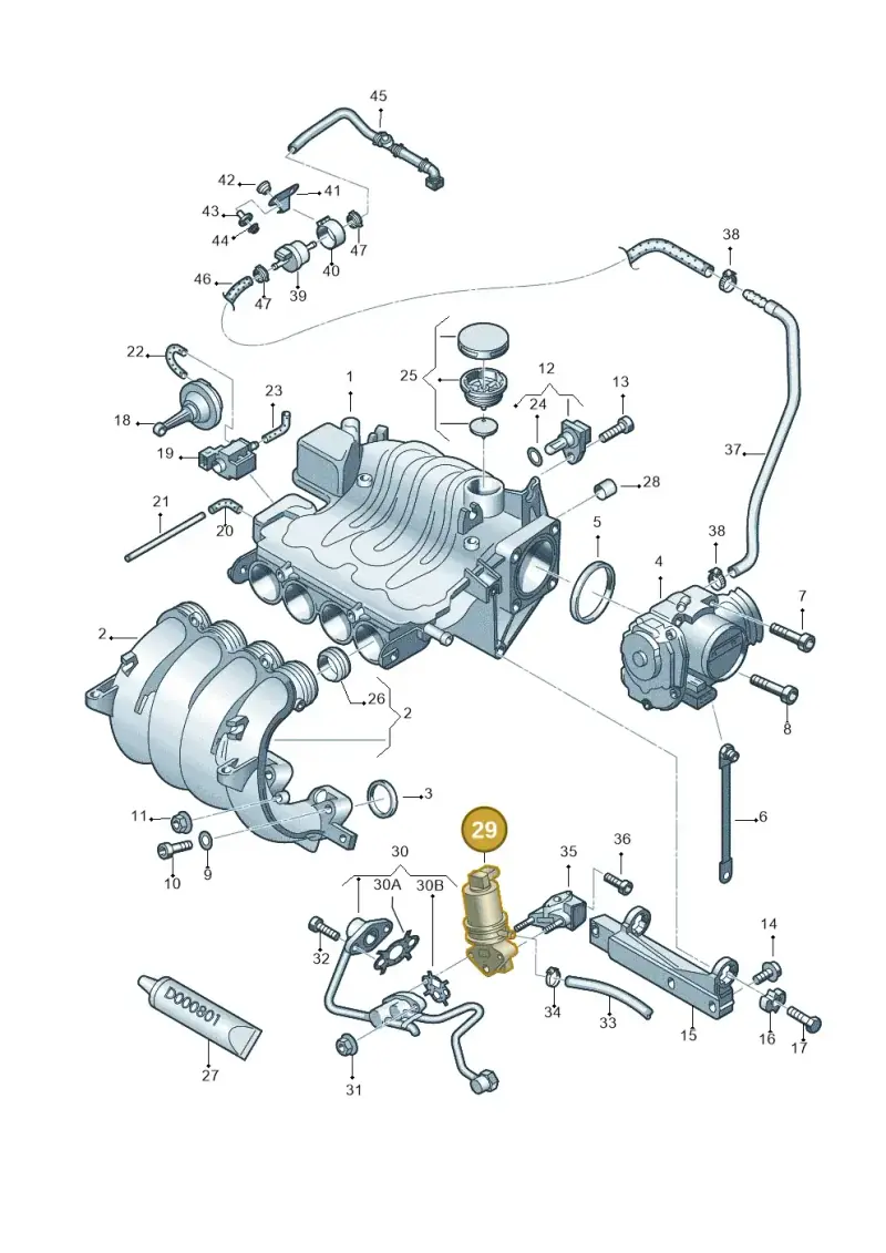 06A131501P — Volkswagen New Beetle             06> (2005-) diagram 194133150, position 29