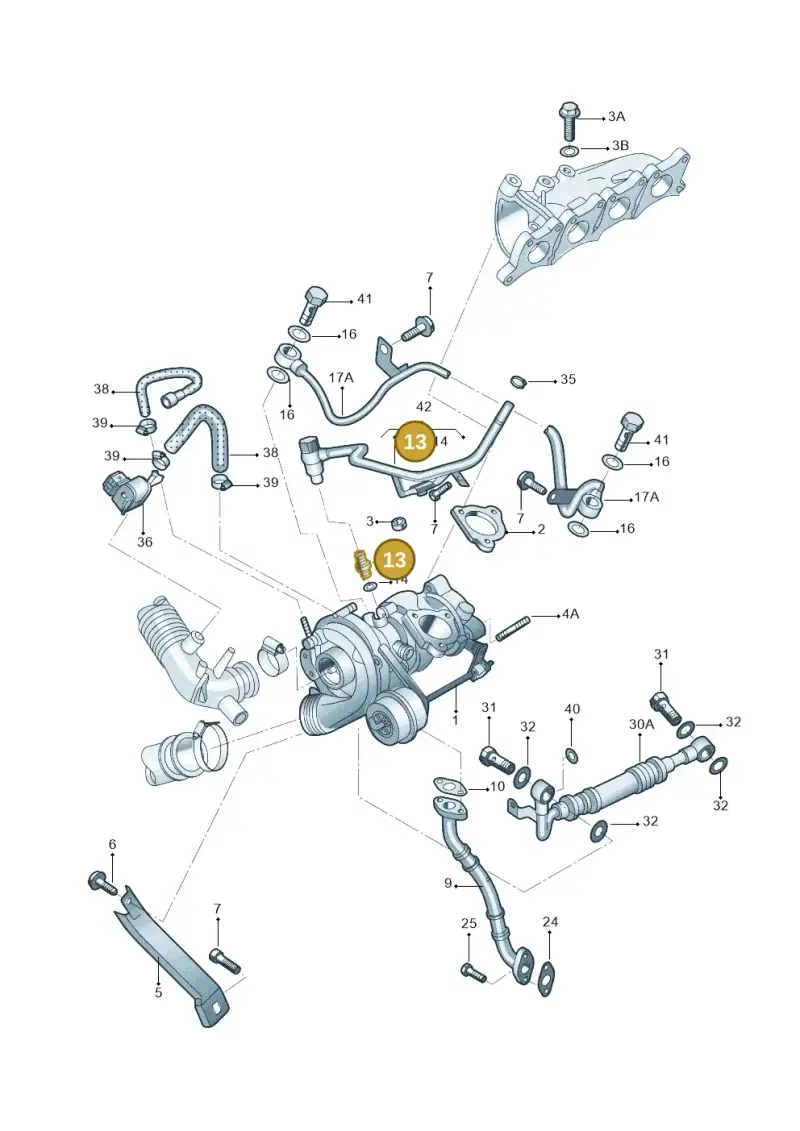 06A145541H — Volkswagen TOURAN (SVW)       "CN"04> (2004-) diagram 446145500, position 13