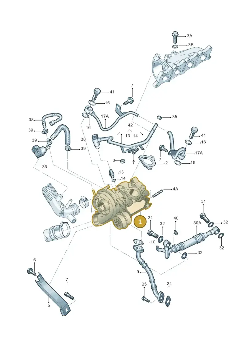 06A145713F — Volkswagen TOURAN (SVW)       "CN"04> (2004-) diagram 446145500, position 1