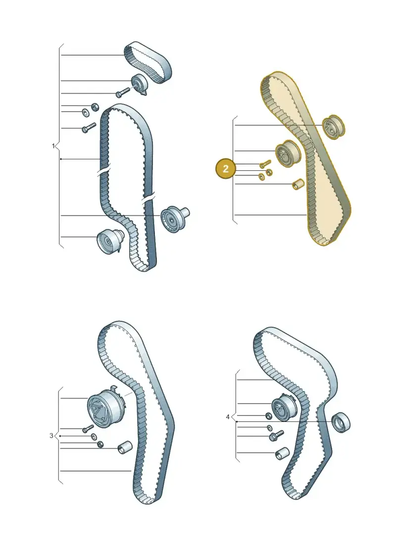 06A198119B — Volkswagen Sharan (2008-2010) diagram 420109000, position 2