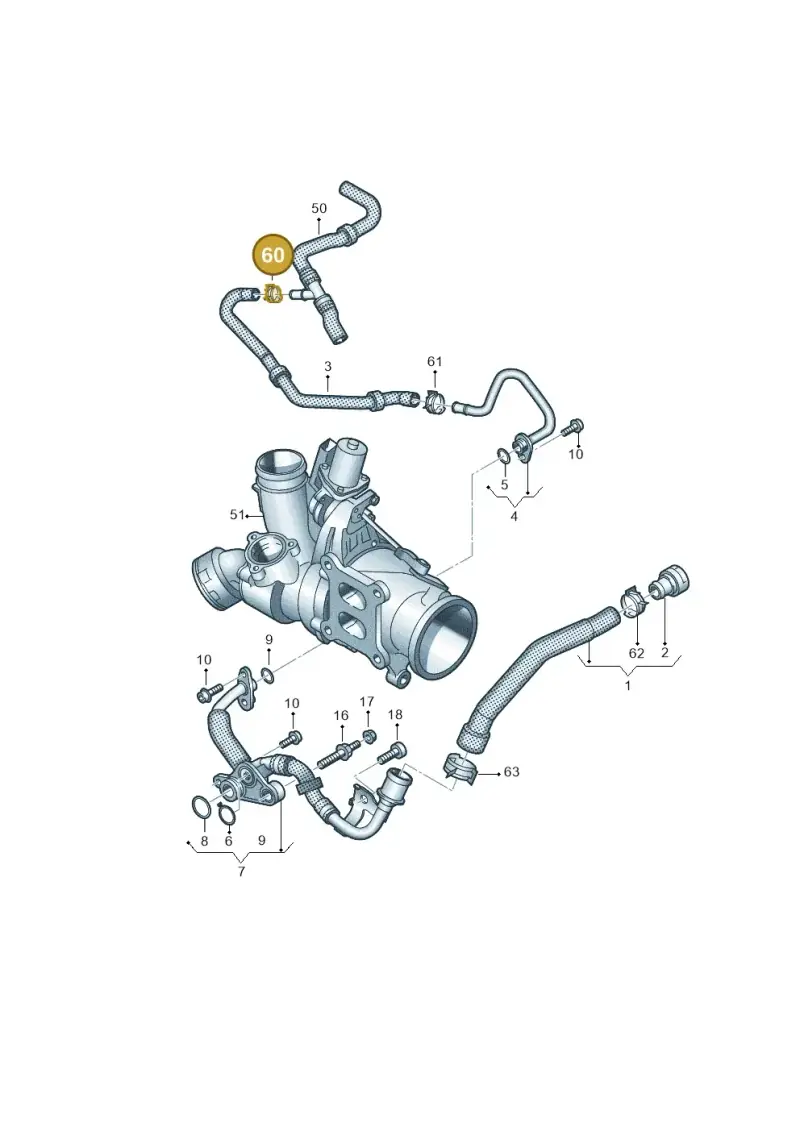 06B145917A — Volkswagen Beetle (2016-2019) diagram 786121260, position 60