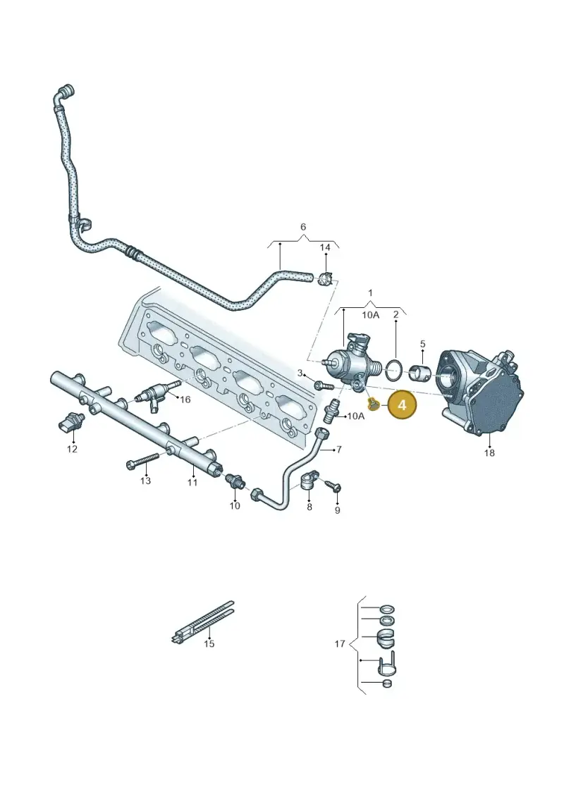 06C127535 — Volkswagen Golf 1.4 BlueMotion (2014-2017) diagram 781133600, position 4