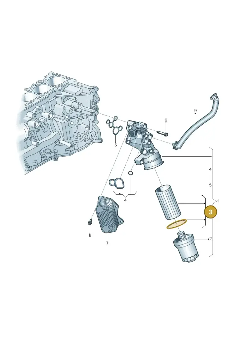 06D115562 — Volkswagen Beetle (2016-2019) diagram 692115310, position 3