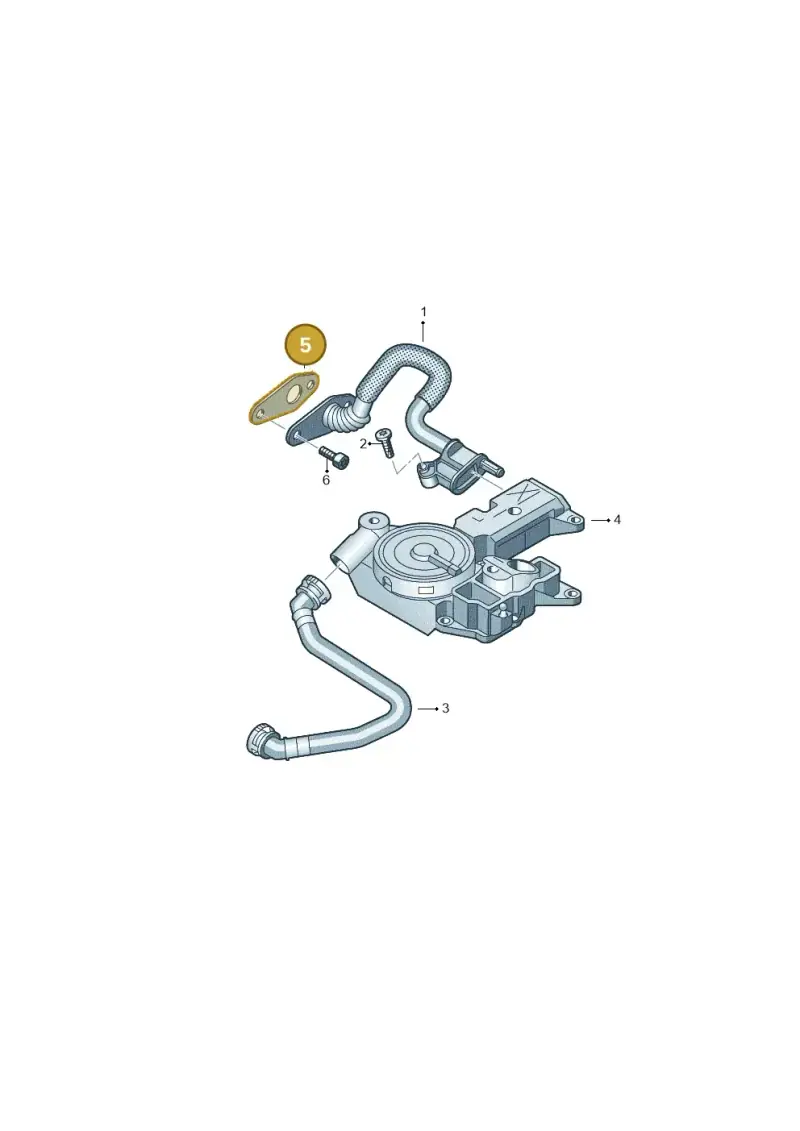 06D131550D — Volkswagen Amarok twin cab (2016-2022) diagram 683103700, position 5