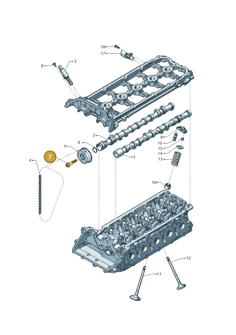 06E109281A — Volkswagen New Beetle             06> (2005-) diagram 449109250, position 7