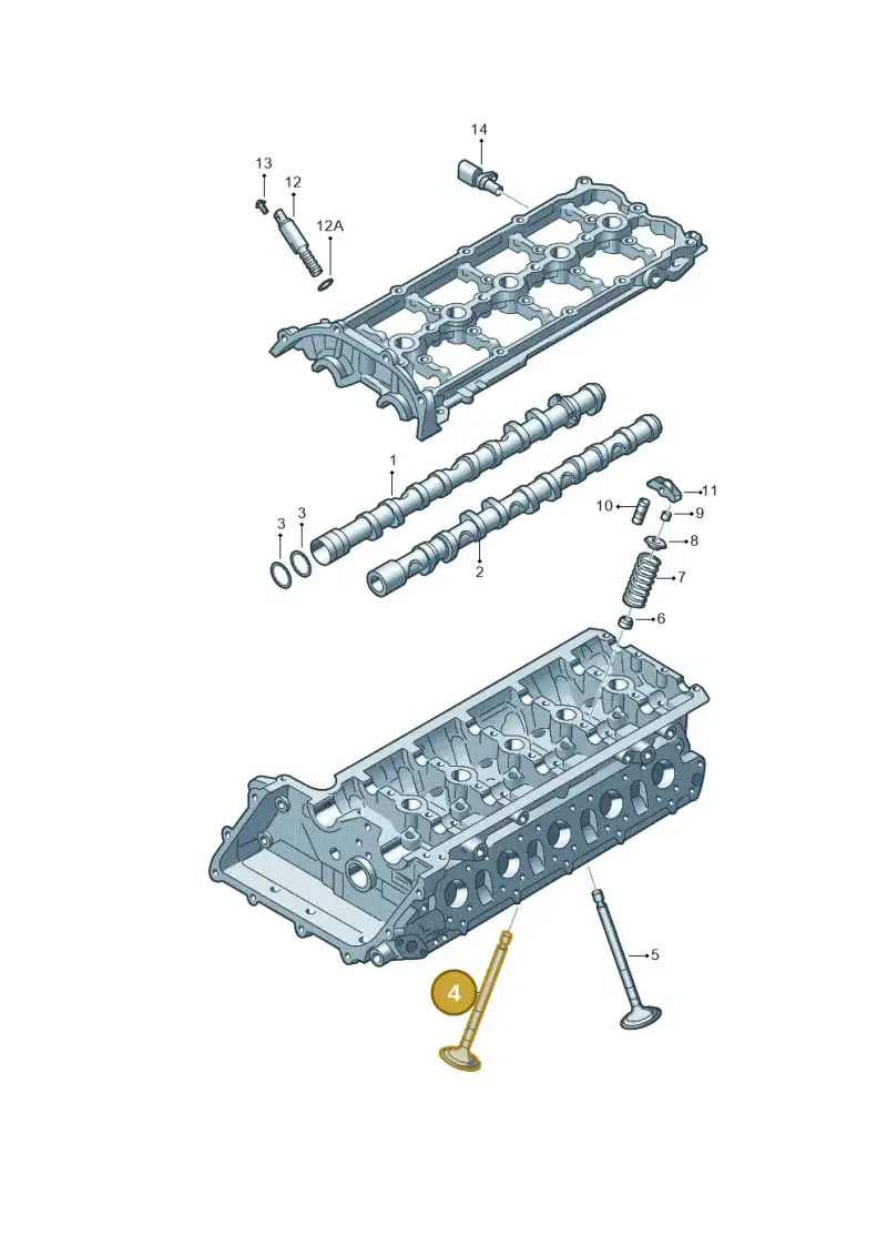 06E109601Q — Volkswagen Beetle (2016-2019) diagram 474109350, position 4