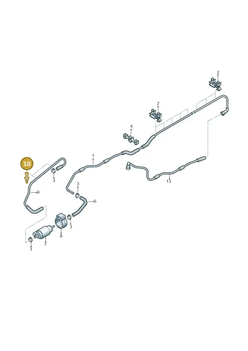 06E133742A — Volkswagen Transport. multivan (2019-2024) diagram 7em201089, position 10