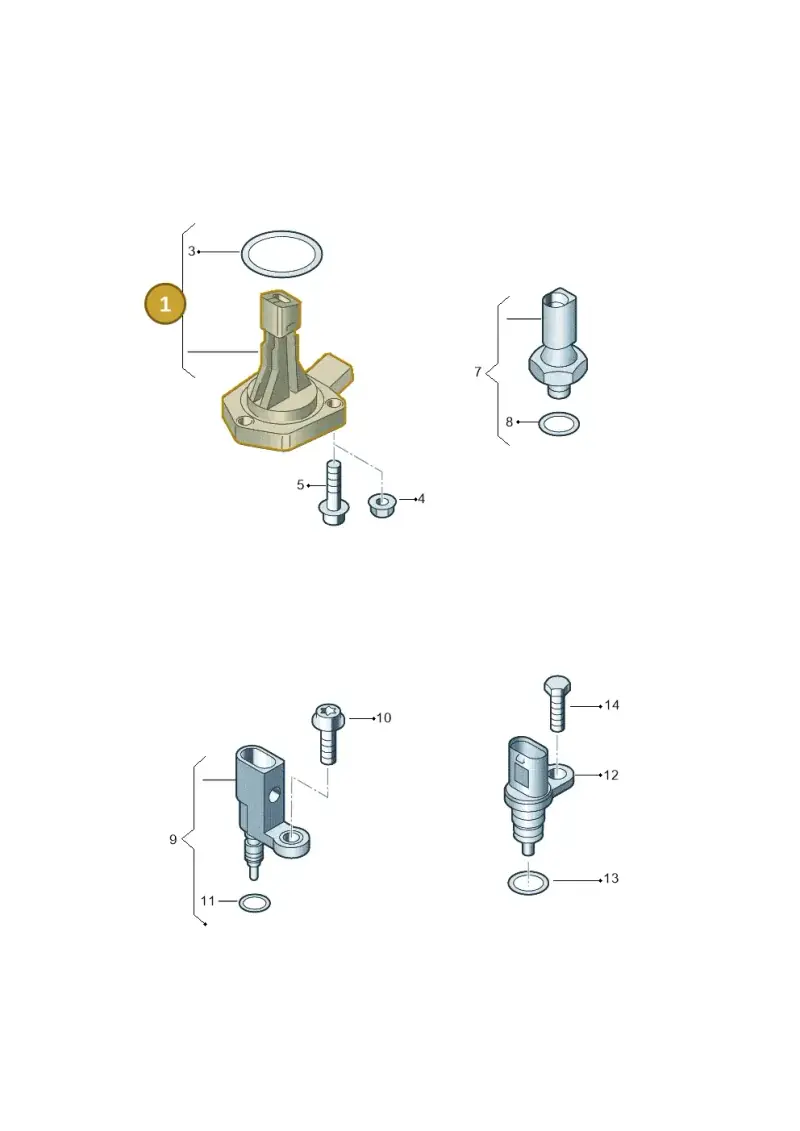 06E907660 — Volkswagen Tiguan 4Motion (2011-2018) diagram 884919400, position 1