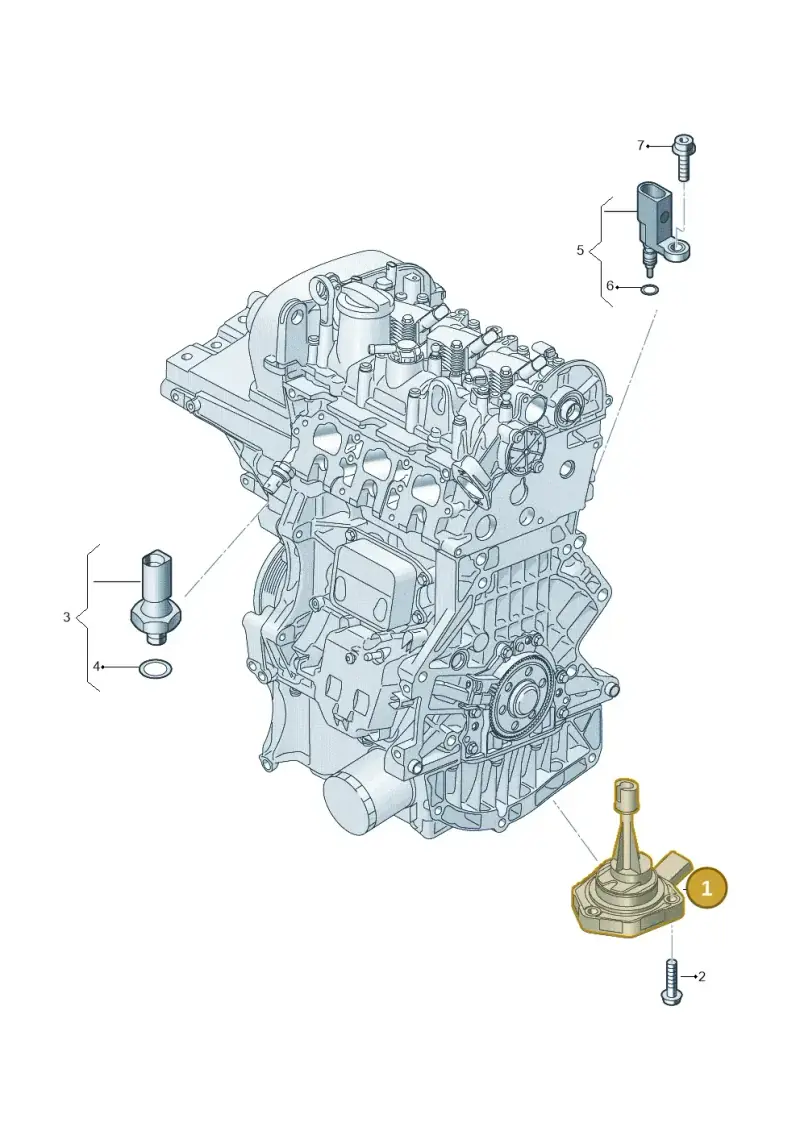 06E907660C — Volkswagen Taigo (2021-2024) diagram 907660010, position 1