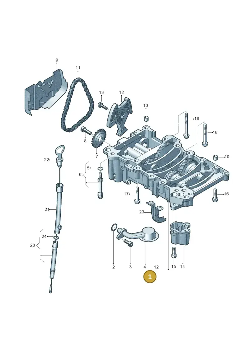 06F103295P — Volkswagen GOLF PLUS              08> (2007-) diagram 412115200, position 1