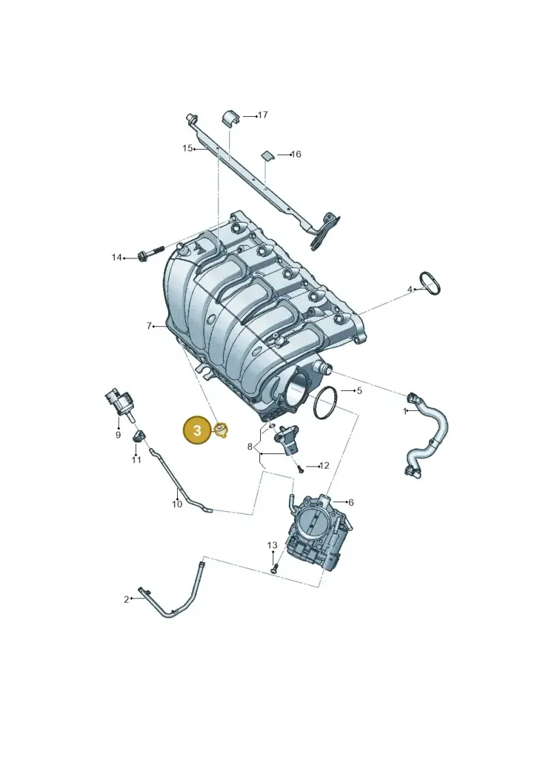 06F121273 — Volkswagen New Beetle             06> (2005-) diagram 449133350, position 3