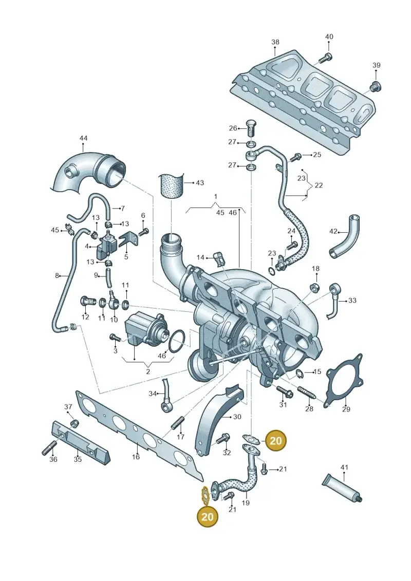 06F145757L — Volkswagen Caravelle (2015-2019) diagram 861145550, position 20