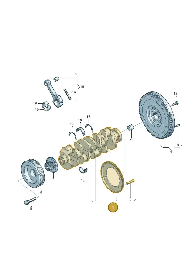 06H105021M — Volkswagen Caravelle (2015-2019) diagram 861105200, position 1