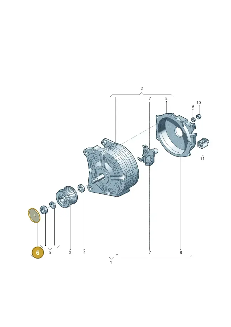 06H145291A — Volkswagen Viloran (2021-2022) diagram 519903000, position 6