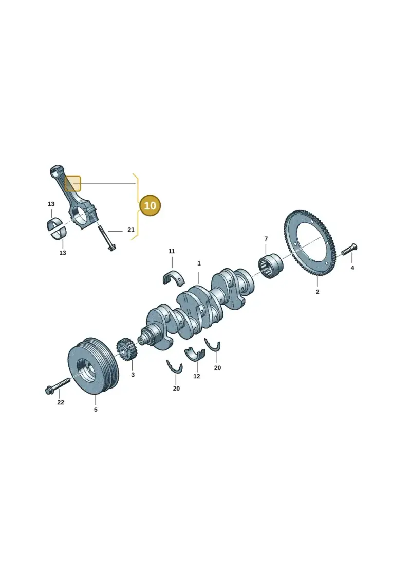 06H198401D — Volkswagen Passat estate (2023-) diagram 5h0105030, position 10