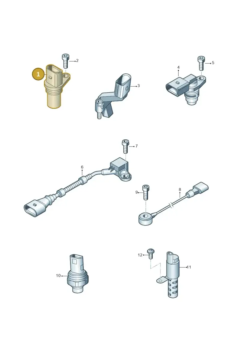 06H906433 — Volkswagen Amarok twin cab (2016-2022) diagram 749906300, position 1