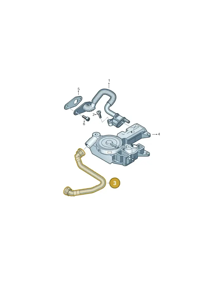 06J103221 — Volkswagen Amarok twin cab (2016-2022) diagram 683103700, position 3