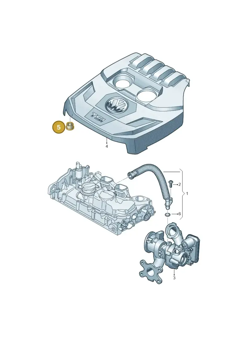 06J103226 — Volkswagen Caddy Maxi Kombi (2020-2024) diagram 827103790, position 5