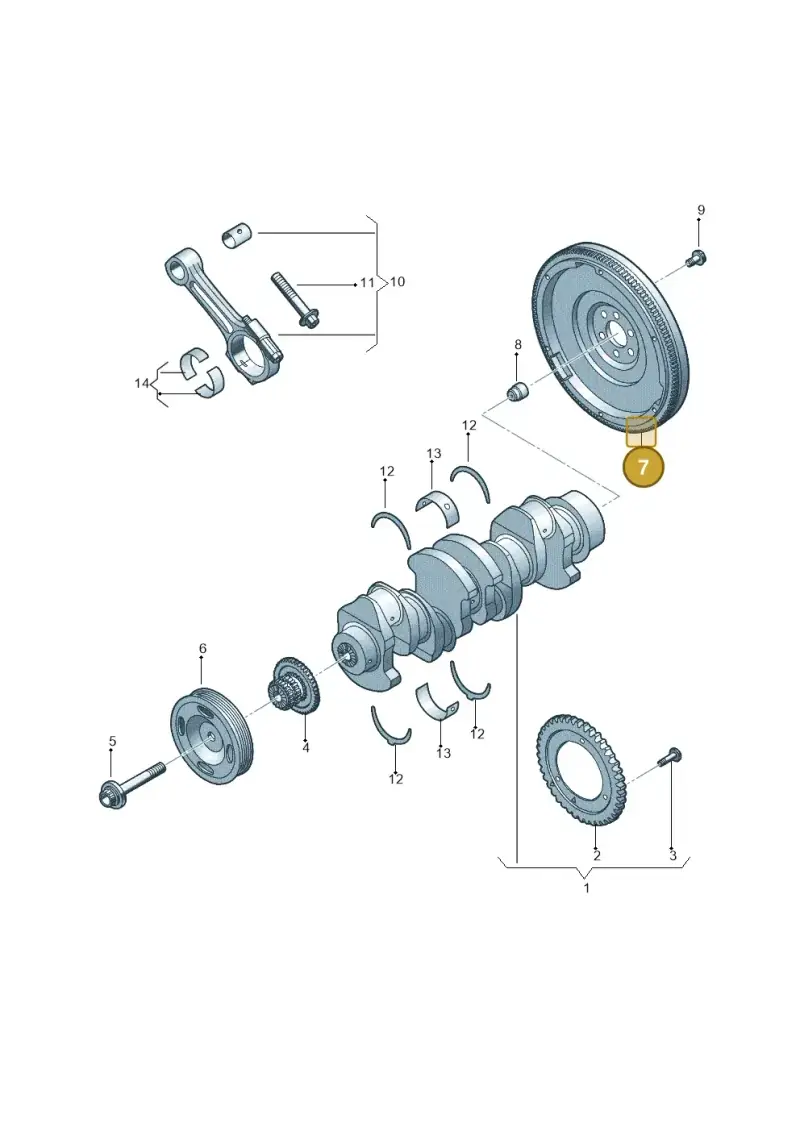 06J105266H — Volkswagen New beetle (2011-2016) diagram 692105080, position 7