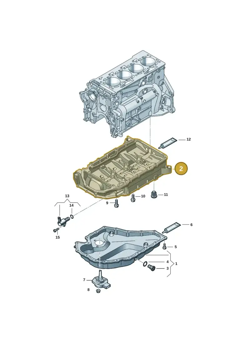 06K103603DE — Volkswagen Passat estate (2023-) diagram 5h0103015, position 2