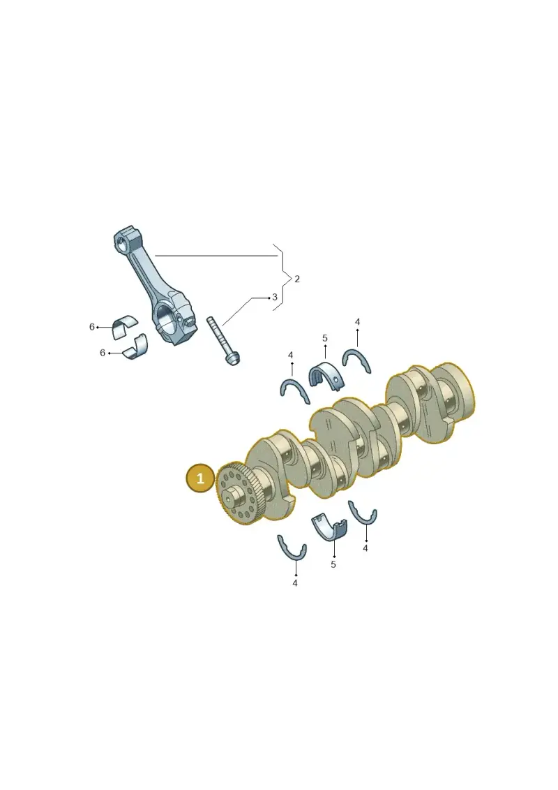 06K105101A — Volkswagen Tiguan 2.0 4Motion (2017-2024) diagram 827105650, position 1