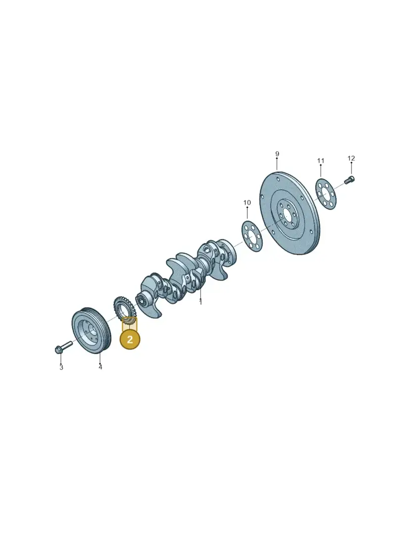 06K105209 — Volkswagen Tiguan 2.0 4Motion (2017-2024) diagram 496105931, position 2