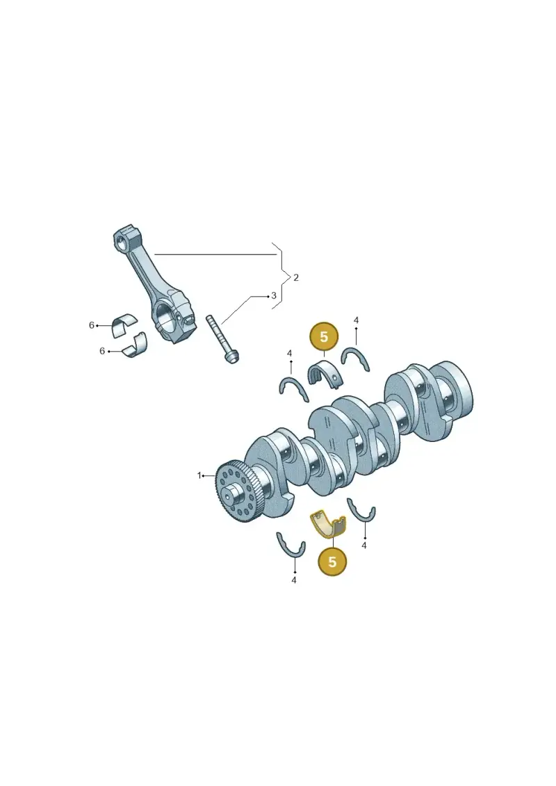 06K105591 — Volkswagen Tiguan 2.0 4Motion (2017-2024) diagram 827105650, position 5