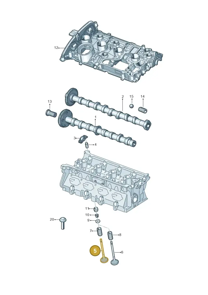 06K109601 — Volkswagen Atlas Cross Sport (2023-) diagram 849109090, position 5