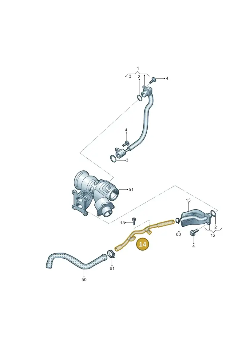 06K121085K — Volkswagen Tiguan (2016-2023) diagram 852121220, position 14