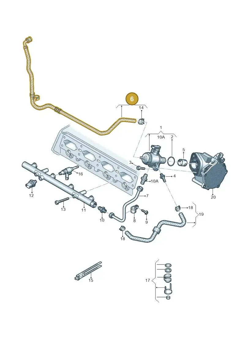 06K133986EB — SEAT Ateca Style (2016-) diagram 746133550, position 6