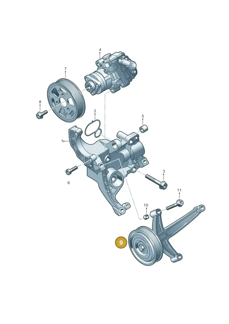 06K145172 — Volkswagen Amarok twin cab (2022-) diagram 894145030, position 9