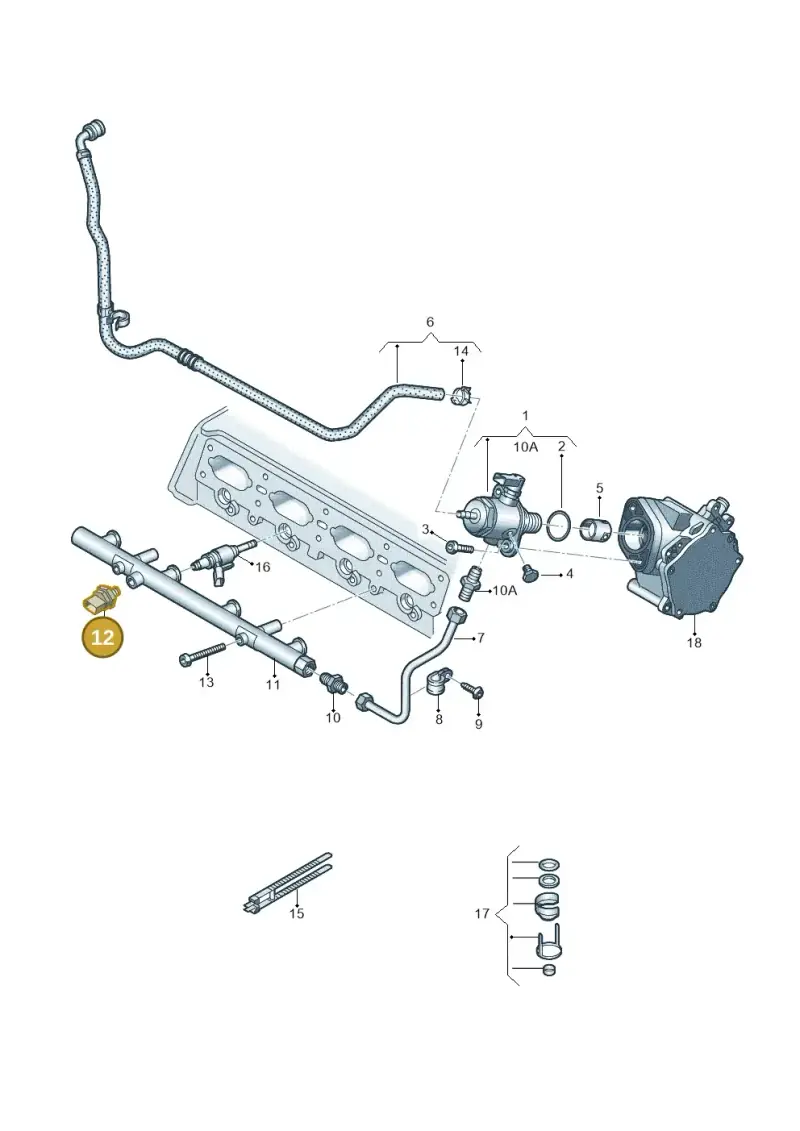 06K906051C — Volkswagen Atlas Cross Sport (2019-2023) diagram 781133600, position 12