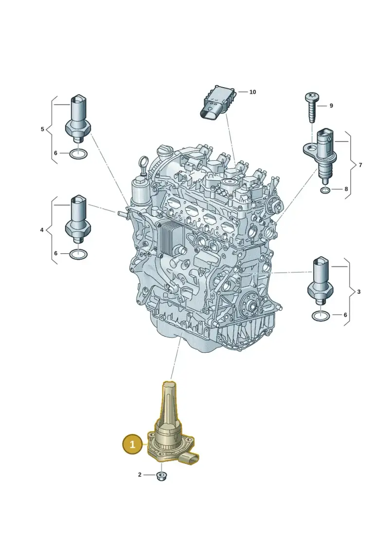 06K907660C — Volkswagen Passat estate (2023-) diagram 907660015, position 1