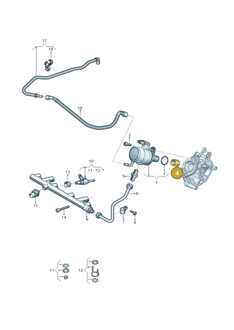 06L109311 — Volkswagen Passat estate (2023-) diagram 813133190, position 4