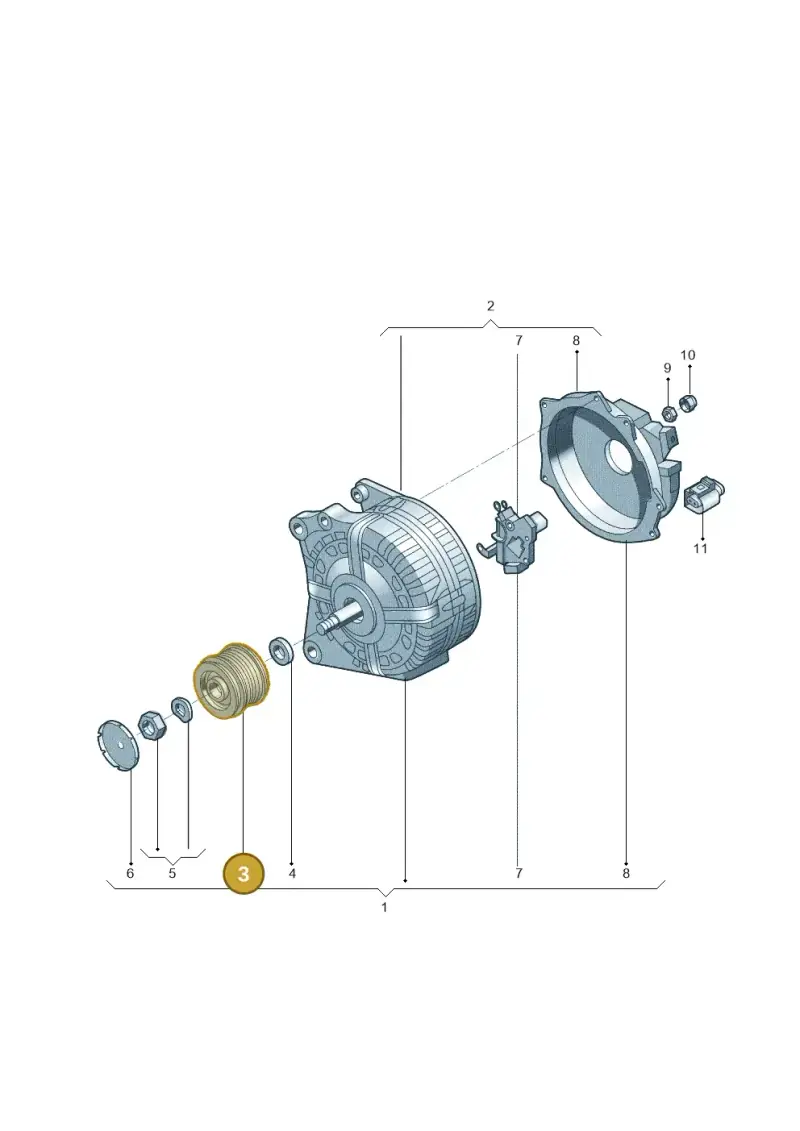 06L903219C — Volkswagen Viloran (2021-2022) diagram 519903000, position 3