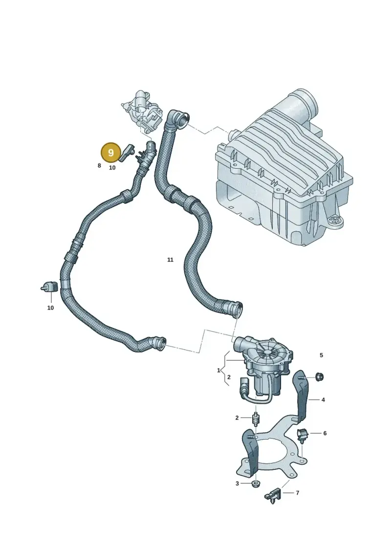 06L906052A — Volkswagen Multivan (2021-) diagram 7t0131020, position 9
