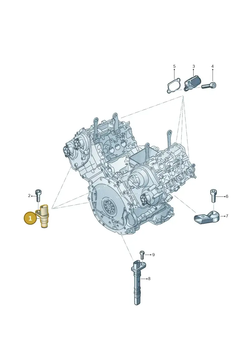 06M907601G — Volkswagen Touareg (2017-2023) diagram 439906040, position 1