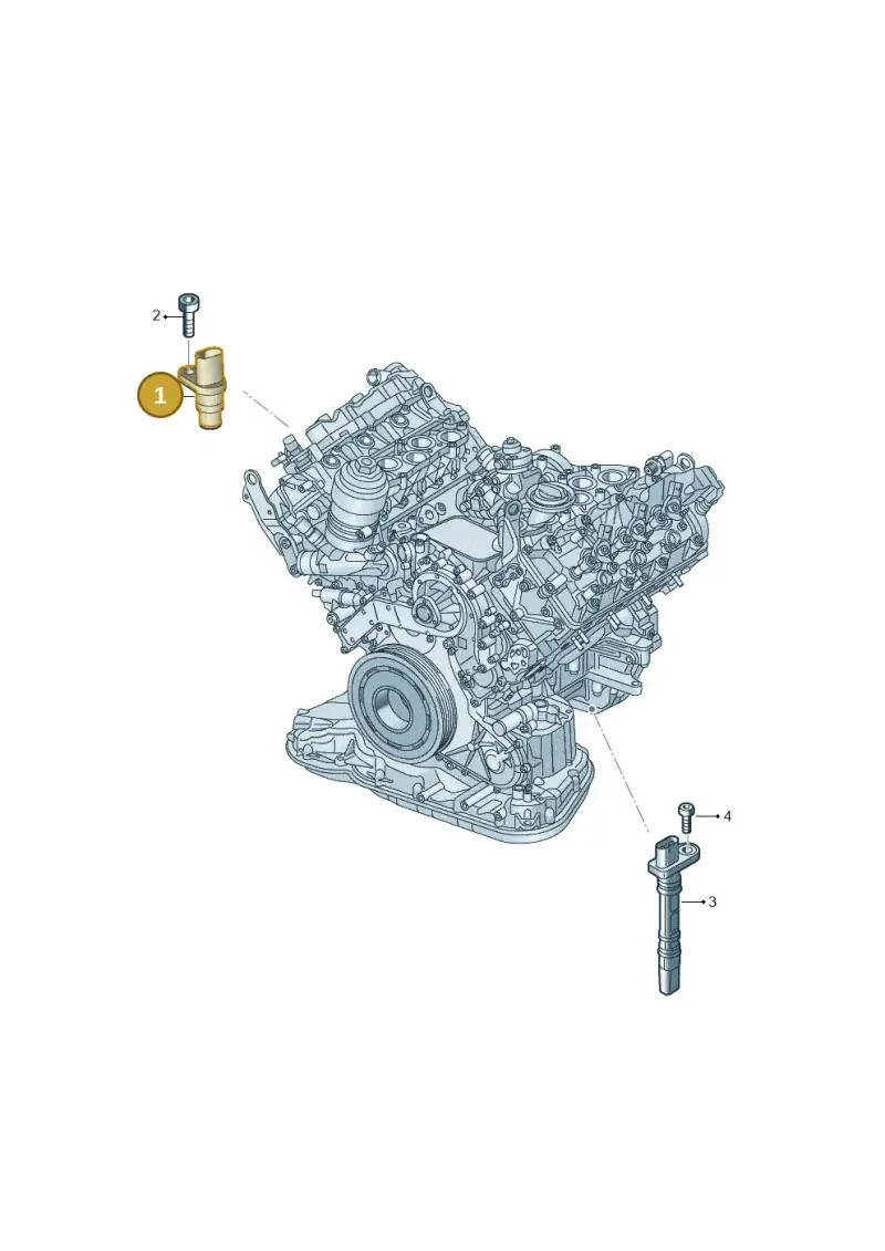 06M907601G — Volkswagen Touareg (2017-2023) diagram 439906050, position 1